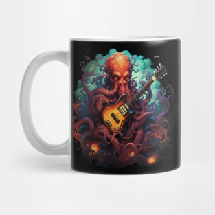 Octopus Playing Guitar Mug